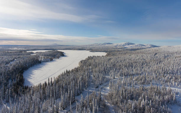 istock Winter landscape with heavy snow 923018350