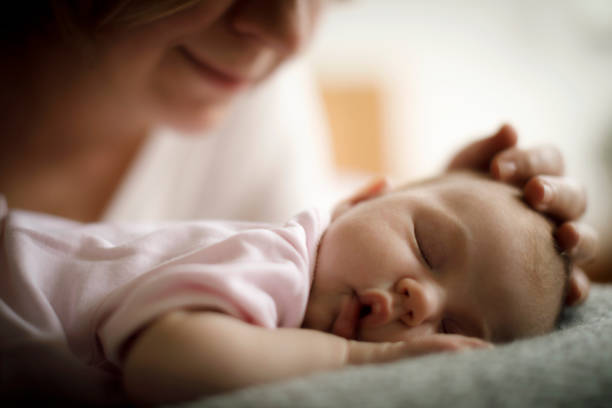 istock Mother and baby at home 923032614