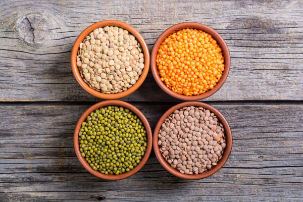 istock Mix of colorful lentil 923046098