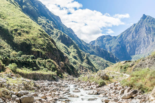 istock Dramatic countryside around Aguas Calientes, Peru 923049390