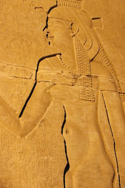 istock Isis goddess Relief at Kom Ombo Temple 923049514
