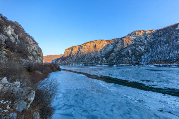istock Danube Gorges in winter. Romania 923050144