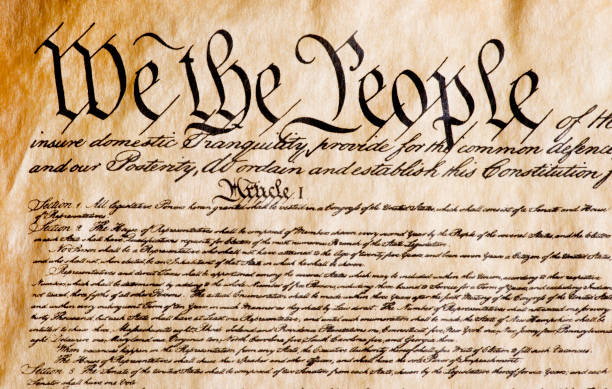 wir sind das volk. - us constitution constitution usa government stock-fotos und bilder