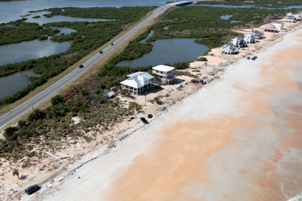 istock Aerial view of Cresent Beach Florida 923058888