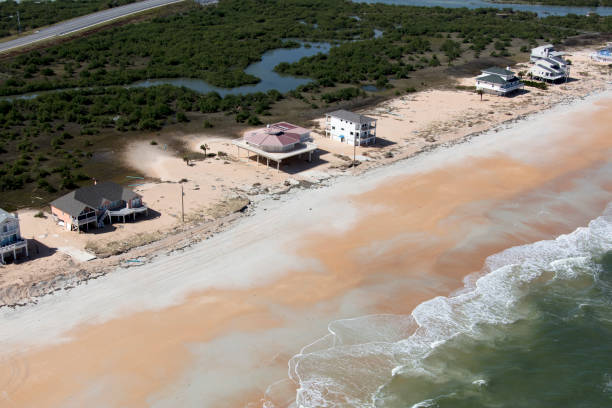 istock Aerial view of Cresent Beach Florida 923059064