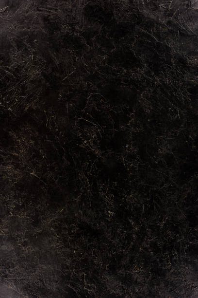 istock Top view of blank black slate textured background 923059178