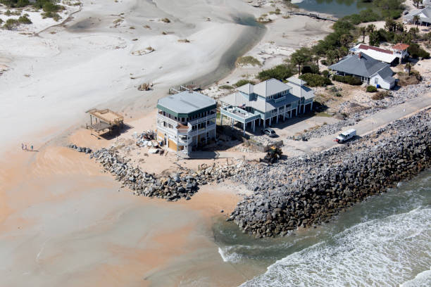 istock Aerial view of Cresent Beach Florida 923062250