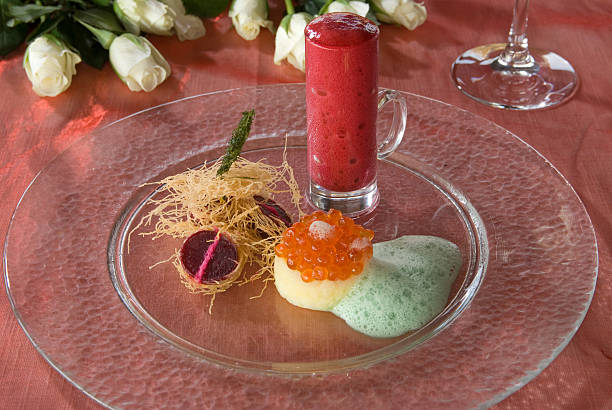 istock appetizer from cream and fruits 92306524