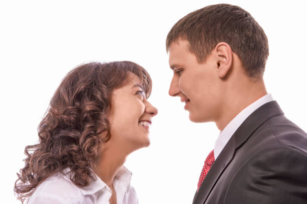 istock Happy Caucasian Couple Standing Together. 923068782