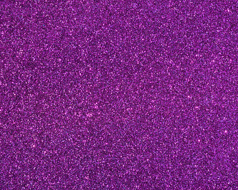 Close up purple glitter Christmas background