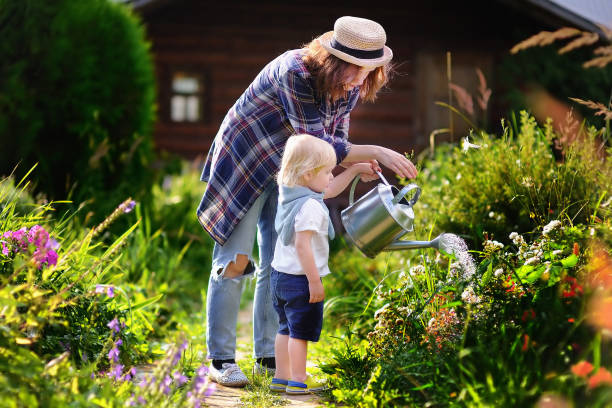 istock Cute toddler boy and his mat summer sunny day 923091894