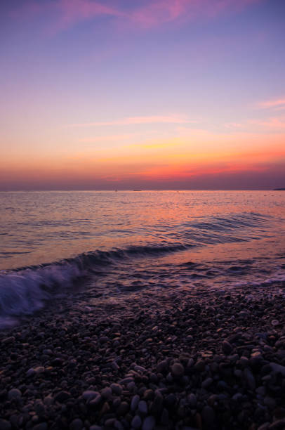 istock Amazing sea sunset, the sun, waves, clouds 923092092