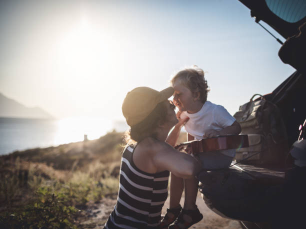 istock Mother and son on the road trip 923096774