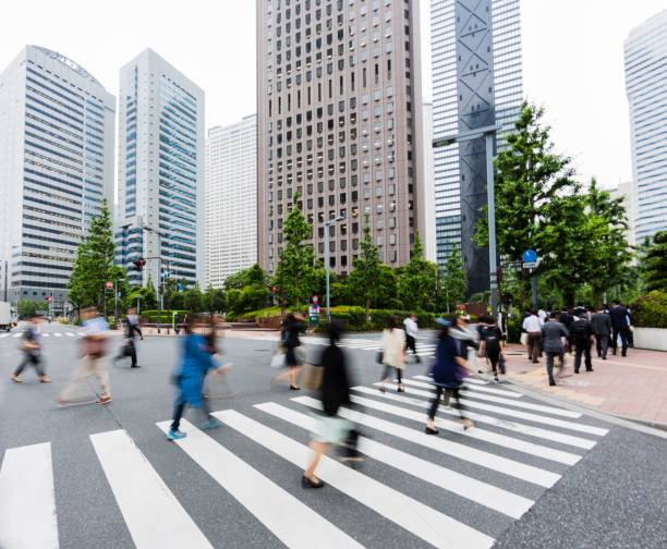 istock Tokyo City Commuters at Crosswalk 923102912