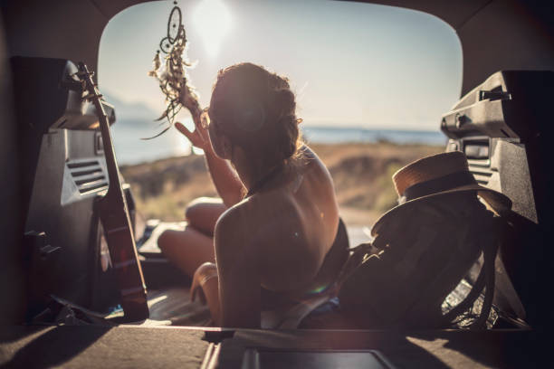 istock Woman at summer road trip 923103860