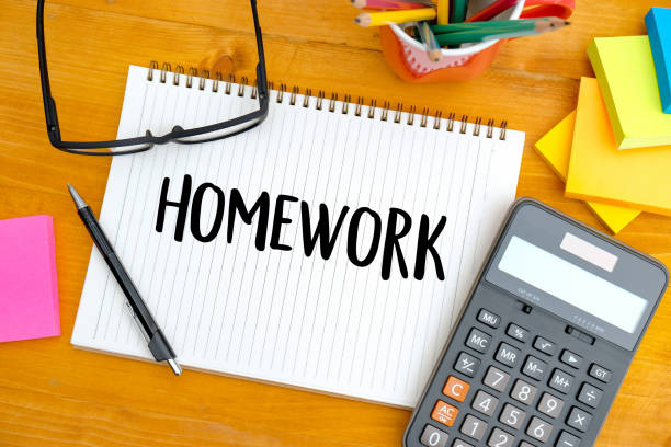 istock book top view Conceptual of homewor School notebook 923114362