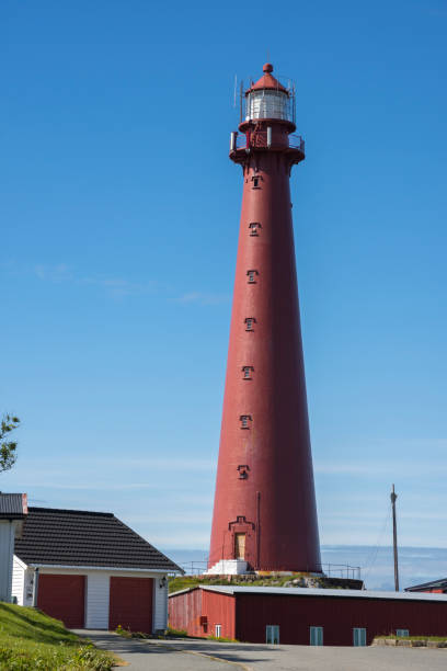 istock red lighthouse in Andenes in Lofoten in Norway 923114606