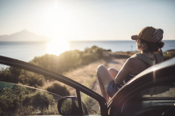 istock Woman on the road trip 923114822