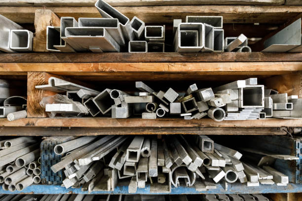istock Steel Tubes At Metal Work factory 923116884