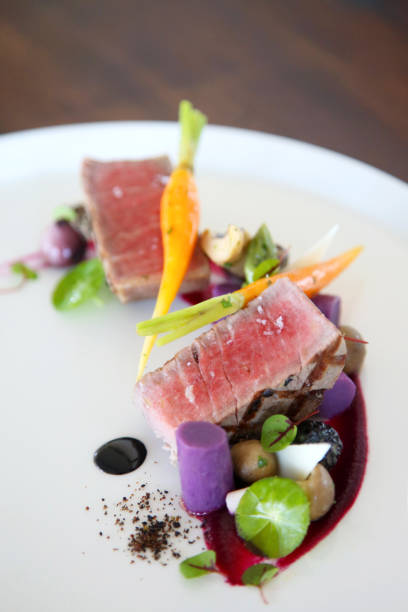 istock Exquisite dish, creative restaurant meal concept, haute couture food 923120432