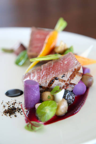 istock Exquisite dish, creative restaurant meal concept, haute couture food 923120864
