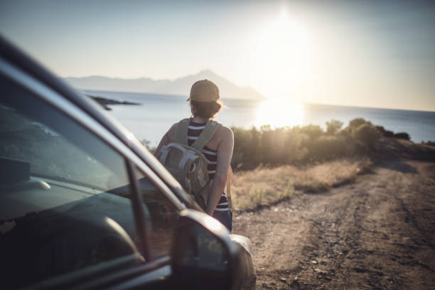 istock Woman on the road trip 923120884