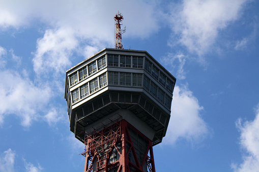 Hakata Port Tower, around Fukuoka Harbor. Taken in February 2018.