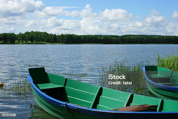 Two Boats Stock Photo - Download Image Now - Blue, Cloud - Sky, Color Image