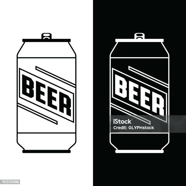 Beer Can Icon Stock Illustration - Download Image Now - Can, Beer - Alcohol, Vector