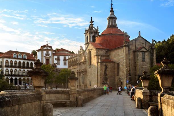 Amarante - Church of Sao Goncalo Built in the sixteenth and seventeenth centuries is the renascentist, mannerist and baroque church of Sao Goncalo, in Amarante, Portugal XVI stock pictures, royalty-free photos & images