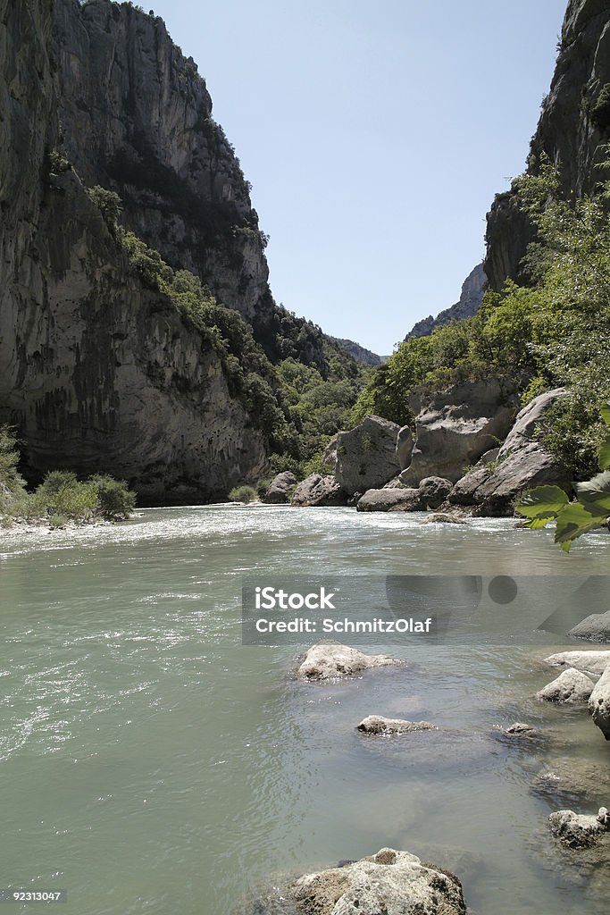 Gorges du Verdon in der französischen Provence Alpen - Lizenzfrei Alpen Stock-Foto