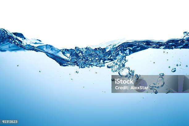 Water Wasseroberfläche Stockfoto und mehr Bilder von Abstrakt - Abstrakt, Bewegung, Blase - Physikalischer Zustand