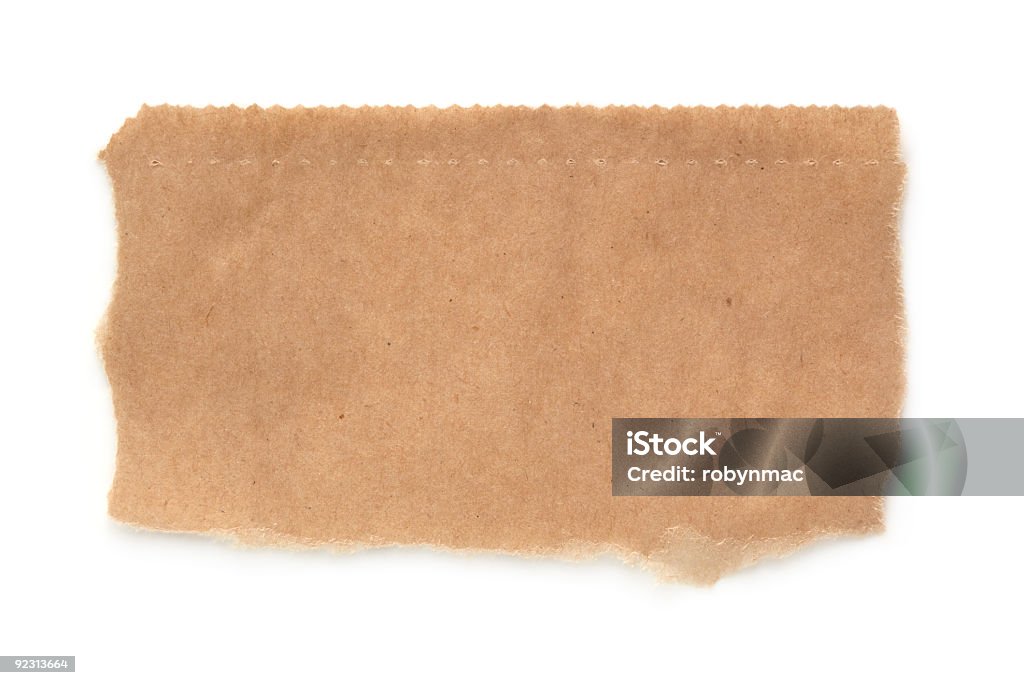 Strappati carta marrone - Foto stock royalty-free di Busta di carta