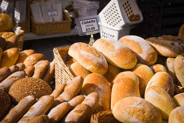 istock Artisanal bread in fresh market 923140046