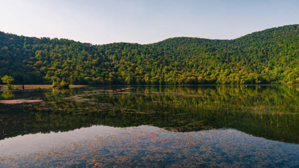 istock An old lake in a mountainous area 923146240