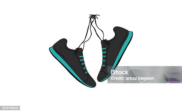 Chaussures Disponibles Vecteurs libres de droits et plus d'images vectorielles de Paire de baskets - Paire de baskets, Chaussures, Cartoon