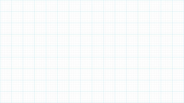 Graph paper Grid line of graph paper blueprint drawings stock illustrations