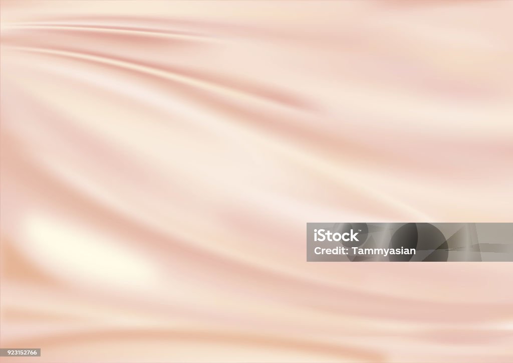 Satin fabric pink golden pink golden satin textile, silk, texture background Backgrounds Stock Photo