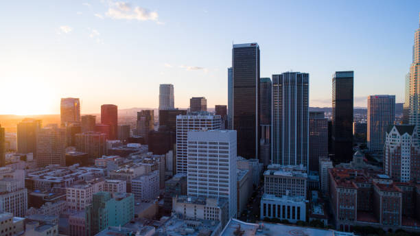 istock Downtown Los Angeles Aerial Cityscape 923155458