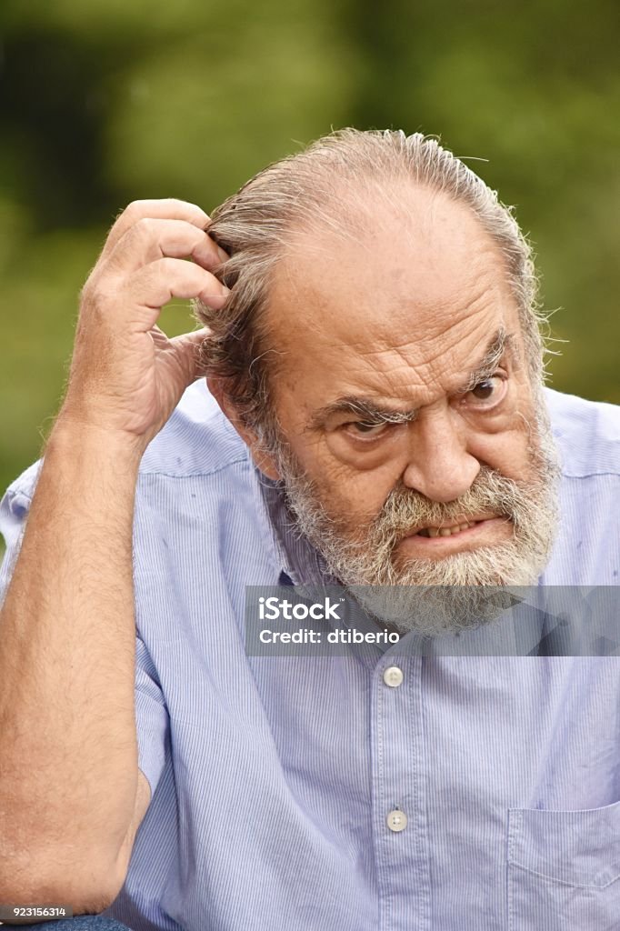 Confused Bearded Old Grandpa Stock Photo Download Image Now Confused Bearded Old Grandpa Stock Photo Download Image Now