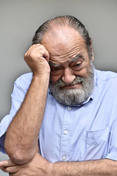 istock Confused Bearded Old Person 923156582