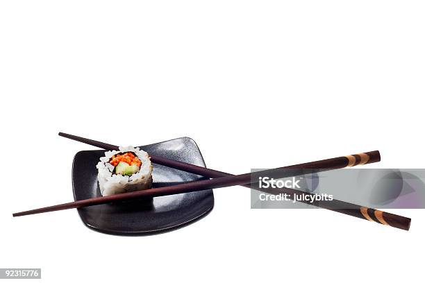 Sushi Foto de stock y más banco de imágenes de Aguacate - Aguacate, Alfarería, Alimento