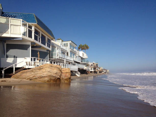 A New England beach home in early Spring.