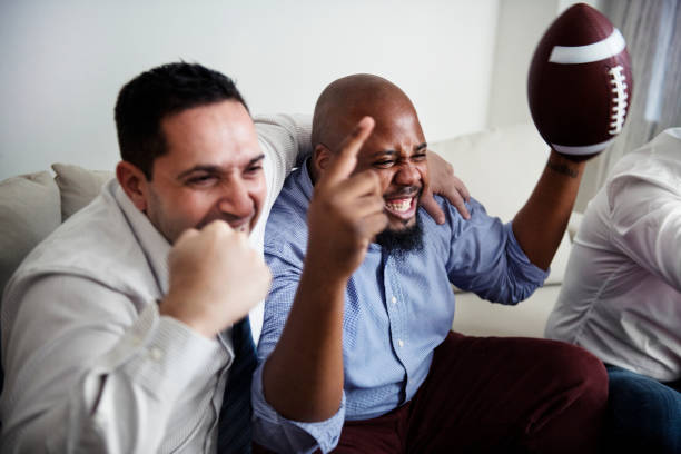 istock Friends cheering sport league together 923163038
