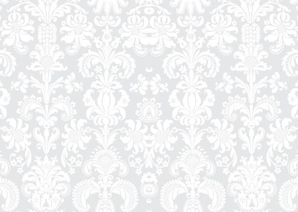 ilustraciones, imágenes clip art, dibujos animados e iconos de stock de textura blanco 29 - 19th century style textured ornate backgrounds