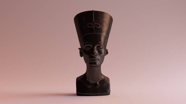 istock Black Obsidian Bust of Nefertiti 923165924
