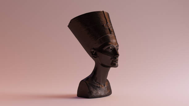 istock Black Obsidian Bust of Nefertiti 923166152