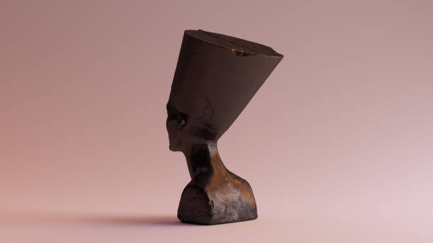 istock Black Obsidian Bust of Nefertiti 923166254