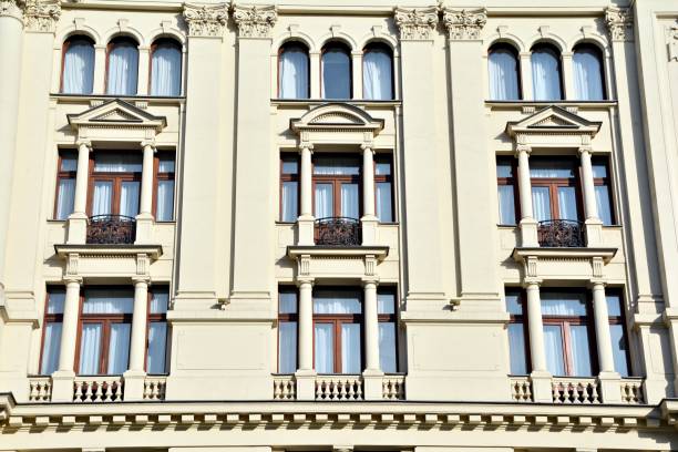 istock beautiful old facade at a historic building 923170334
