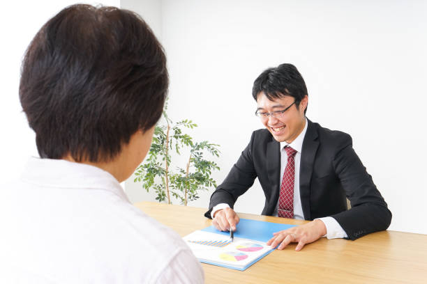 istock Aged couple and businessman 923170676